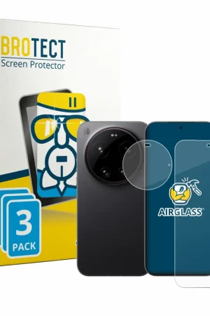 3 Pièces BROTECT AirGlass Protection d'écran en verre pour Xiaomi 17 Ultra (Avant+Caméra) Bon Plan
