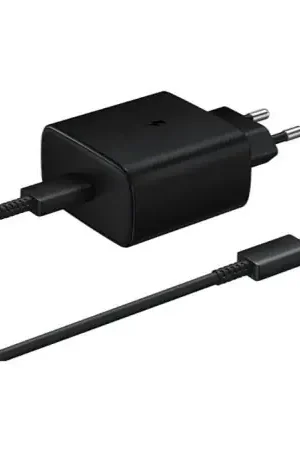 Produit De Marque Official Samsung PD 45W EU Fast Wall Charger with USB-C Cable - For Samsung Galaxy Tab S9 FE Plus