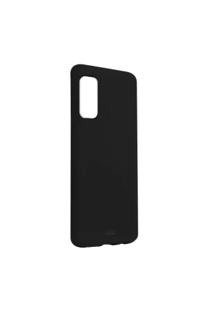 Coque Samsung G S20 Silicone Icon Noire Puro Satisfait Ou Remboursé