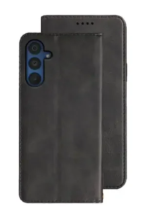 Populaire Olixar Black Eco-Leather Wallet Stand Case - For Samsung Galaxy A15