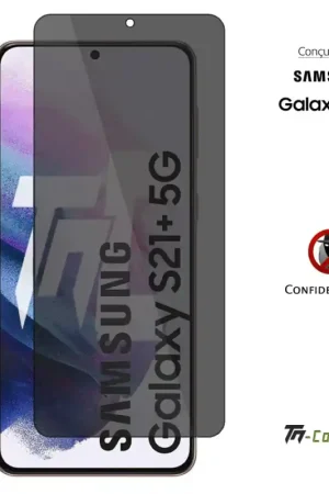 Vente Flash Samsung Galaxy S21 Plus - Verre trempé Anti-Espions - TM-Concept®