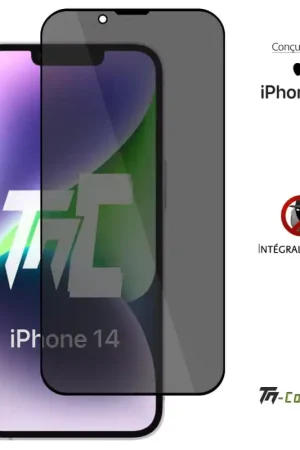 Usine Directe Apple iPhone 14 - Verre trempé Anti-Espions - Intégral Privacy - TM-Concept®