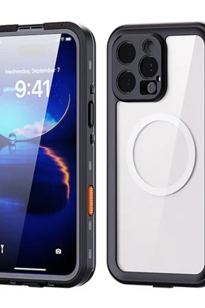 Coque étanche pour iPhone 16 Pro Max Noir Soldes