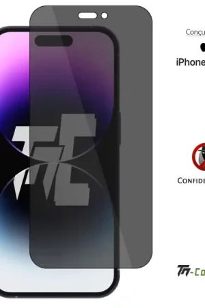 Apple iPhone 14 Pro - Verre trempé Anti-Espions - TM-Concept® Populaire