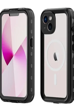 Commande En Gros Coque étanche Redpepper pour iPhone 14 Noir