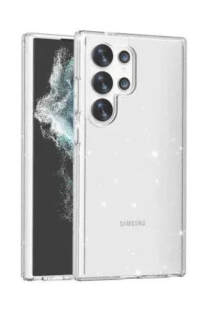 Olixar Clear Glitter Case - For Samsung Galaxy S24 Ultra Promotion Saisonnière