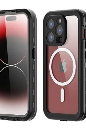 Achetez Aujourd’hui Coque étanche Redpepper pour iPhone 15 Pro Noir