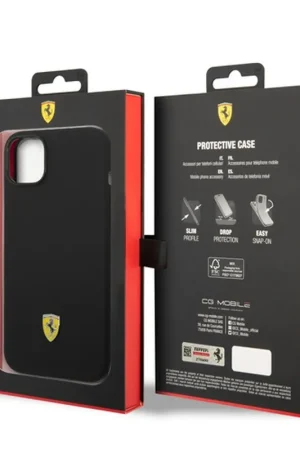 Coque Ferrari Black Speed pour iPhone 14 Plus Dernière Chance