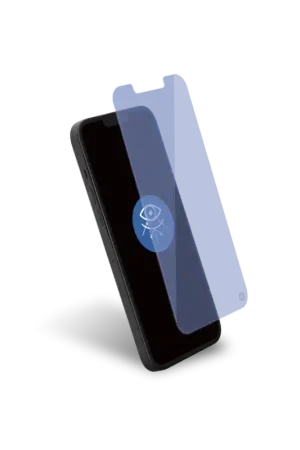 Protège écran iPhone 13 Pro Max / 14 Plus Plat Anti Lumière Bleue - Garanti à vie Force Glass Commande En Gros