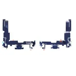Usine Directe Nappe / Connecteur de Charge pour iPhone 14 Plus Noir Reconditionné (PIEC)
