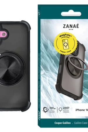 Coque Galileo MagSafe iPhone 16 Plus Noir Certifié