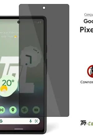 Google Pixel 6A - Verre trempé Anti-Espions - TM-Concept® Promotion Saisonnière