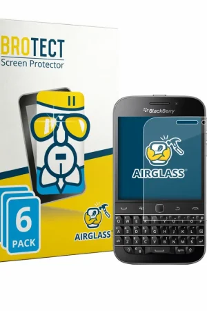 6 Pièces BROTECT AirGlass Protection d'écran en verre pour Blackberry Classic Q20 Acheter Direct