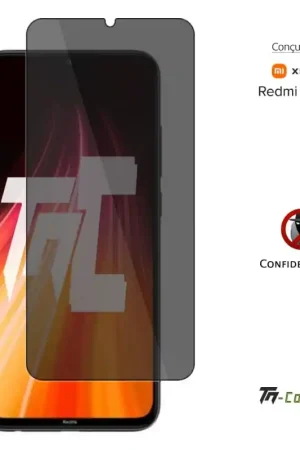 Xiaomi Redmi Note 8 - Verre trempé Anti-Espions - TM-Concept® Meilleure Vente