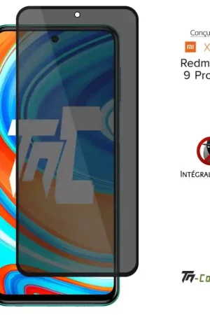 Seulement Aujourd’hui Xiaomi Redmi Note 9 Pro Max - Verre trempé Anti-Espions - Intégral Privacy - TM-Concept®