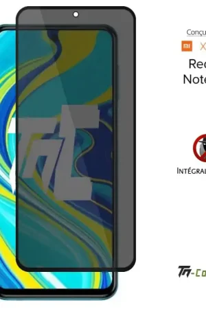 Prix Cassé Xiaomi Redmi Note 9S - Verre trempé Anti-Espions - Intégral Privacy - TM-Concept®