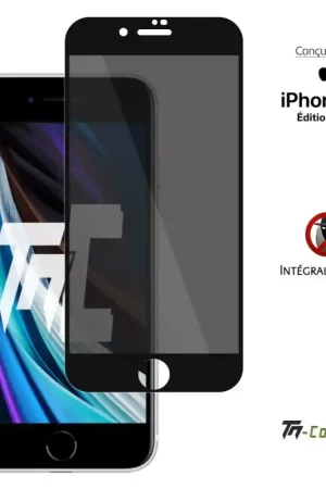 Apple iPhone SE (2020) - Verre trempé Anti-Espions - Intégral Privacy - TM-Concept® Dernier Modèle