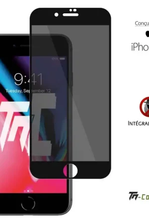 Apple iPhone 8 - Verre trempé Anti-Espions - Intégral Privacy - TM-Concept® Commande En Gros