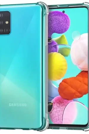 Ceezs Coque Samsung Galaxy A71 antichoc protection de caméra (transparent) Livraison Express