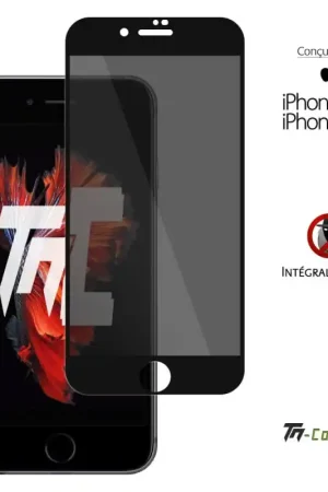 Jusqu’à Épuisement Des Stocks Apple iPhone 6 / 6S - Verre trempé Anti-Espions - Intégral Privacy - TM-Concept®