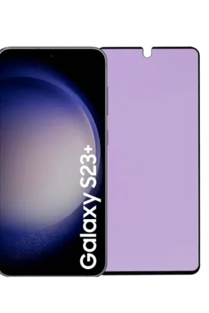 Verre Trempé Complet Anti Blue-Ray pour Samsung Galaxy S23 Plus Promotion