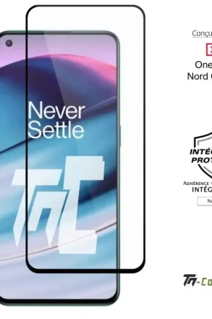 Commander Maintenant OnePlus Nord CE 5G - Verre trempé intégral Protect - Noir - TM-Concept®
