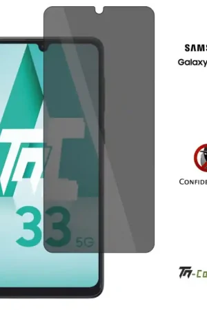 Samsung Galaxy A33 5G - Verre trempé Anti-Espions - TM-Concept® Promotion