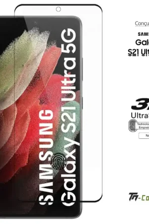 Samsung Galaxy S21 Ultra 5G - Verre trempé 3D incurvé - TM-Concept® Commander Maintenant