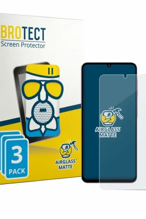 3 Pièces BROTECT AirGlass Matte Protection d'écran en verre mat pour Samsung Galaxy M17e Prix Choc