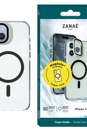 Coque Hooke MagSafe pour iPhone 14 Plus Noir Réduction