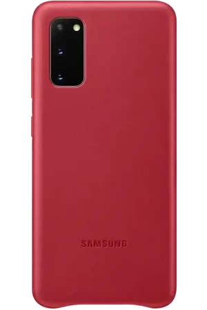 Achat Immédiat Coque Samsung G S20 en Cuir Bordeaux Samsung
