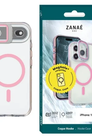 Coque Hooke MagSafe pour iPhone Air Rose Expédition Rapide