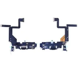 Jusqu’à Épuisement Des Stocks Nappe / Connecteur de Charge iPhone 14 Pro Noir Reconditionné (PIEC)
