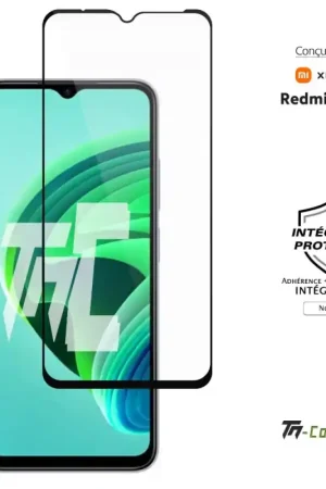 Xiaomi Redmi 10 5G - Verre trempé intégral Protect - Noir - TM-Concept® Nouvel Arrivage