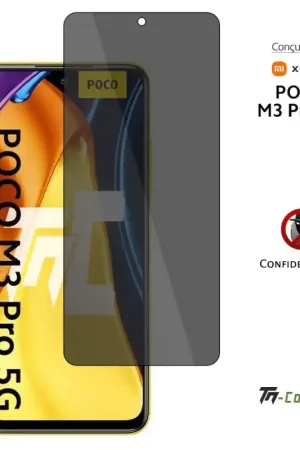 Xiaomi Poco M3 Pro - Verre trempé Anti-Espions - TM-Concept® Réduction
