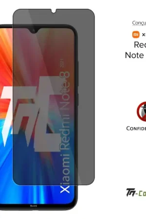 Xiaomi Redmi Note 8 2021 - Verre trempé Anti-Espions - TM-Concept® Vente Flash