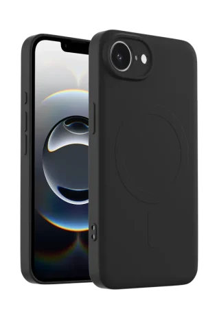 Commande En Gros ShieldCase Coque arrière MagSafe en silicone iPhone 16e (noir)