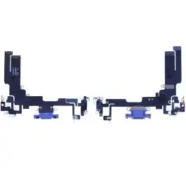 Retour Gratuit Nappe / Connecteur de Charge pour iPhone 14 Bleu Reconditionné (PIEC)