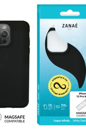 Promotion Saisonnière Coque Infinity MagSafe pour iPhone 12 Pro Max Noir
