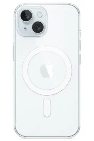 Official Apple Clear MagSafe Case - For iPhone 15 Réduction