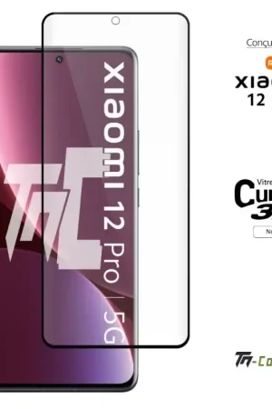 Xiaomi 12 Pro - Verre trempé 3D incurvé - TM-Concept® Achetez Aujourd’hui