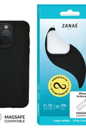 Coque Infinity MagSafe pour iPhone 14 Pro Max Noir Promotion