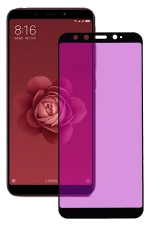 Verre Trempé Complet Anti Blue-Ray Noir pour Xiaomi Mi 6X Solde