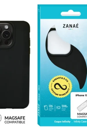 Coque Infinity MagSafe pour iPhone 15 Pro Noir Acheter En Ligne