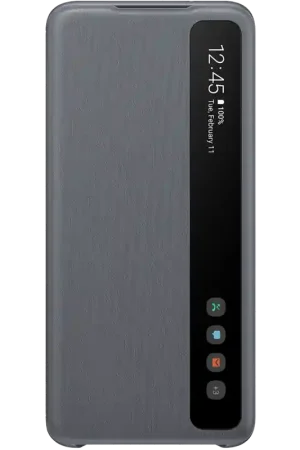 Achat Immédiat Folio Samsung G S20 Clear View Cover Gris Samsung