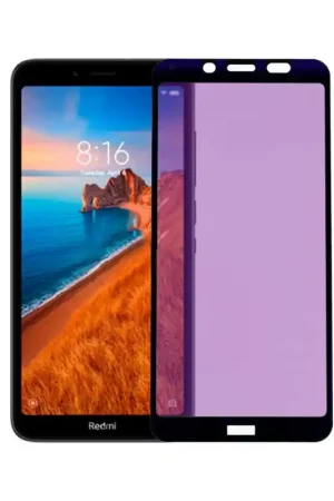 Verre Trempé Complet Anti Blue-Ray pour Xiaomi Redmi 7A Nouvelle Collection