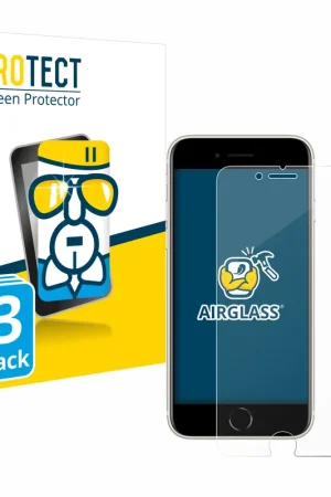 3 Pièces BROTECT AirGlass Protection d'écran en verre pour Apple iPhone SE 3 2022 Produit De Marque
