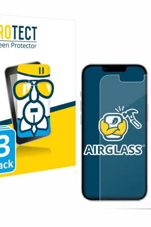 3 Pièces BROTECT AirGlass Protection d'écran en verre pour Apple iPhone 14 Super Prix