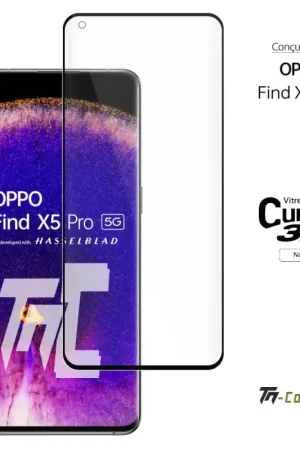 Oppo Find X5 Pro - Verre trempé 3D incurvé - TM-Concept® Promotion