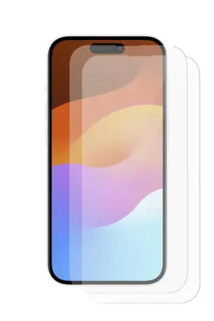 Olixar Two Pack Tempered Glass Screen Protectors - For iPhone 15 Petit Prix